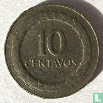 Colombie 10 centavos 1969 (type 1) - Image 2