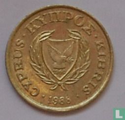 Chypre 2 cents 1988 - Image 1