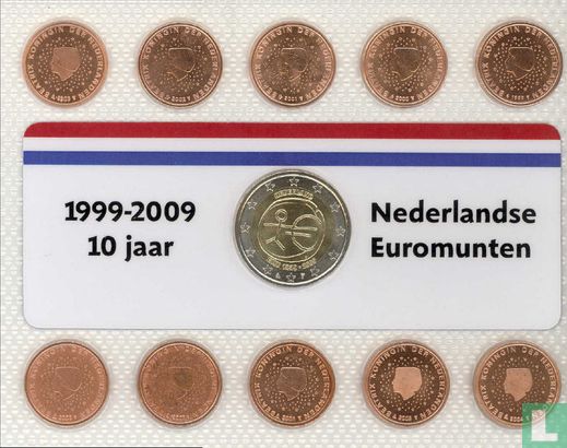 Pays-Bas combinaison set 2009 "10 years of Eurocoin" - Image 1