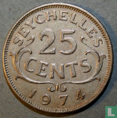 Seychellen 25 Cent 1974 - Bild 1