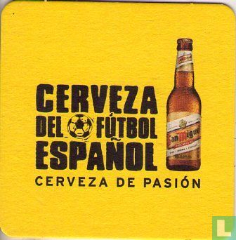Cerveza del futbol Espanol 