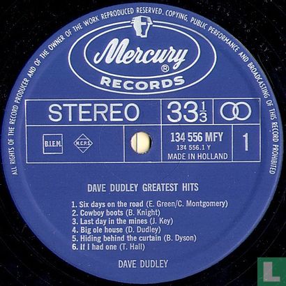 Dave Dudley Greatest Hits - Bild 3