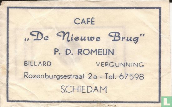 Café "De Nieuwe Brug"