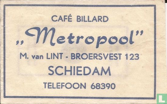 Café Billard "Metropool" - Afbeelding 1