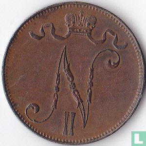 Finland 5 penniä 1915 - Afbeelding 2