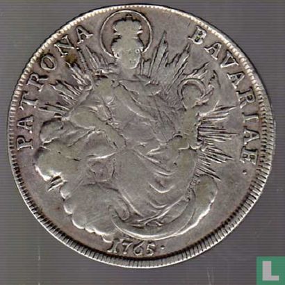 Bavière 1 thaler 1765 (type 1 - sans A) - Image 1