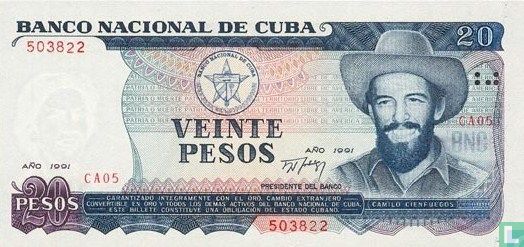 Cuba 20 Pesos  - Afbeelding 1