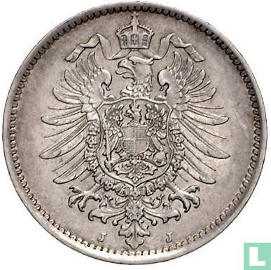 Duitse Rijk 1 mark 1875 (J) - Afbeelding 2