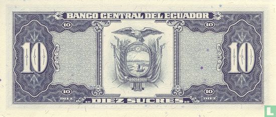 Ecuador 10 Sucres - Image 2