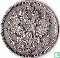 Finlande 25 penniä 1890 - Image 2