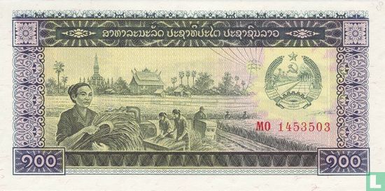 Laos 100 Kip  - Afbeelding 1