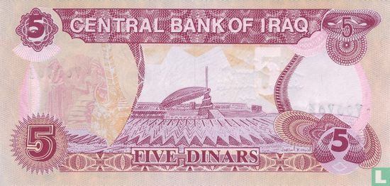 Irak 5 Dinars - Afbeelding 2