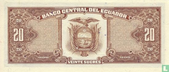 Ecuador 20 Sucres - Afbeelding 2