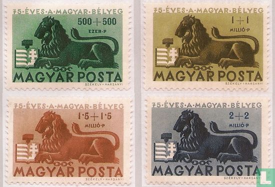75 années de timbres hongrois