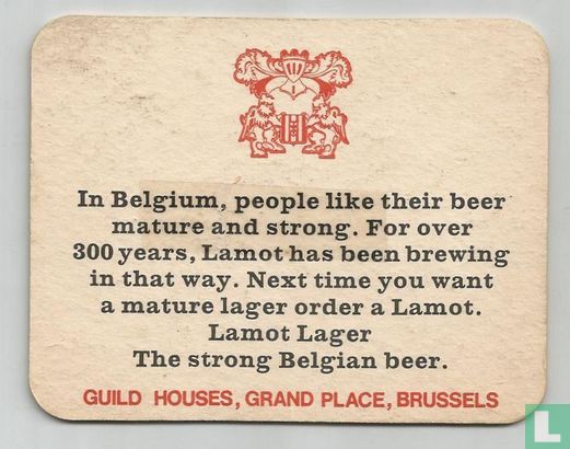 Lamot strong belgian lager / Guild houses, Grand Place, Brussels - Image 2