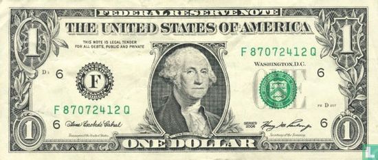 Dollar des États-Unis 1 2006 F - Image 1