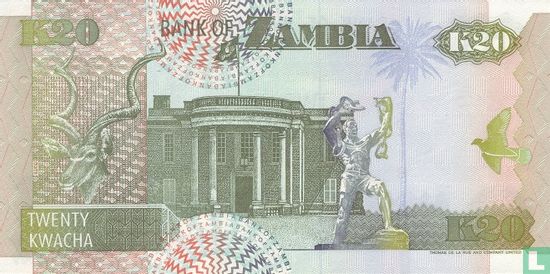 Zambia 20 Kwacha 1992 (P36b) - Afbeelding 2