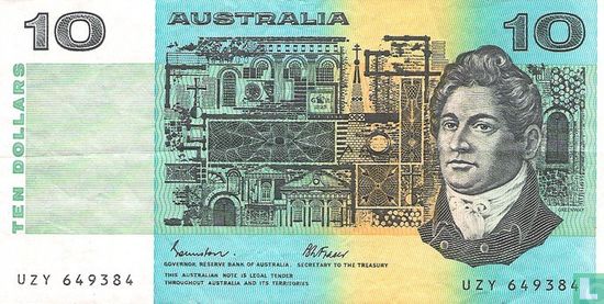 Australia 10 Dollars ND (1985) - Image 1