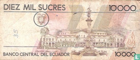 Equateur 10.000 sucres - Image 2