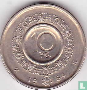 Norway 10 kroner 1984 - Image 1