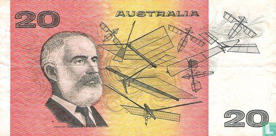 Australie 20 Dollars ND (1989) - Image 2