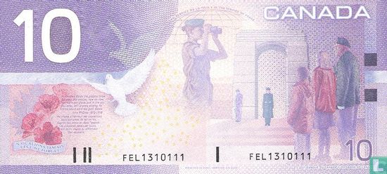Canada 10 Dollars  - Afbeelding 2