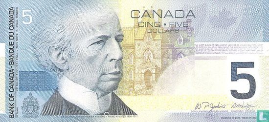 Canada 5 Dollars 2004 - Afbeelding 1