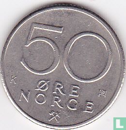 Norway 50 øre 1984 - Image 2