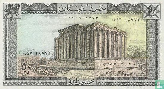 Liban 50 Livres 1972 - Image 1