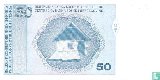 Bosnie-Herzégovine 50 Convertible Pfeniga ND (1998) - Image 2