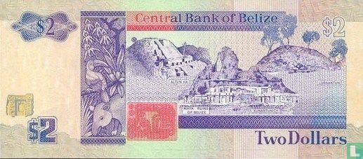Belize 2 Dollars - Afbeelding 2