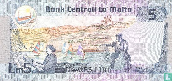 Malta 5 Liri - Afbeelding 2