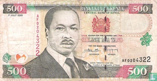 Kenia 500 Shilingi - Afbeelding 1