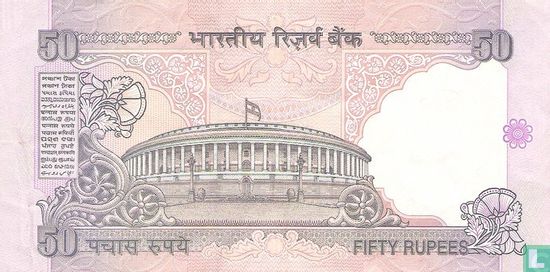 Indien 50 Rupien 1997 (A) - Bild 2