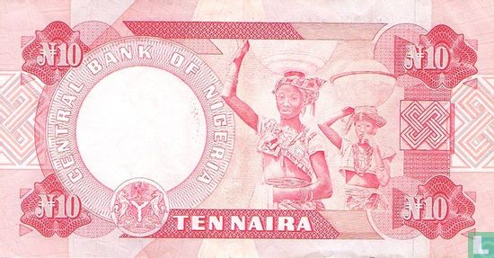 Nigeria 10 Naira 2001 - Image 2