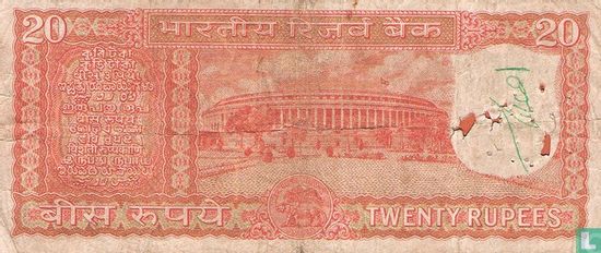 India 20 Rupees - Afbeelding 2