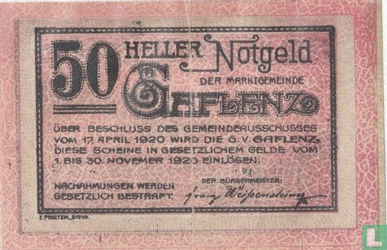 Gaflenz 50 Heller 1920 - Image 1