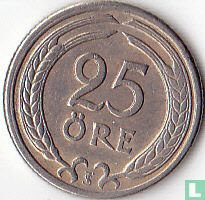 Zweden 25 öre 1947 (nikkel-brons) - Afbeelding 2
