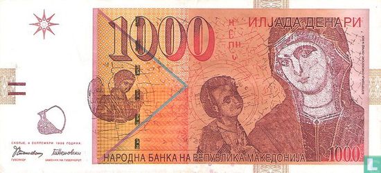 Macedonia 1,000 Denari 1996 - Image 1