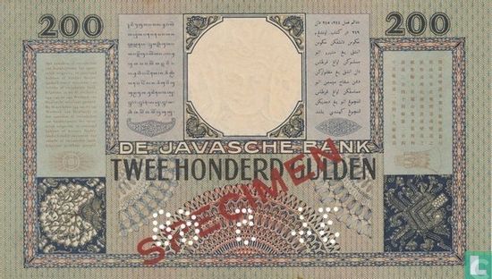 Nederlands Indië 200 Gulden  - Afbeelding 2