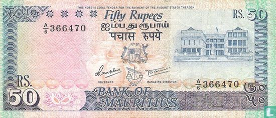 Maurice 50 roupies - Image 1