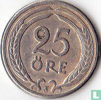 Zweden 25 öre 1946 (nikkel-brons - type 1) - Afbeelding 2