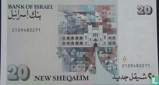 Israël 20 New Sheqalim - Image 2