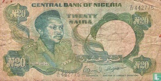 Nigeria 20 Naira ND (1984-) P26e - Afbeelding 1