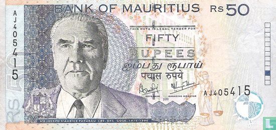 Mauritius 50 Rupees  - Afbeelding 1