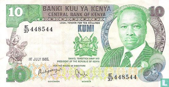 Kenia 10 Shillings  - Afbeelding 1