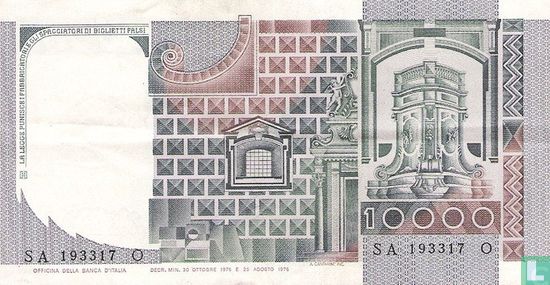 Italien, 10.000 Lire - Bild 2