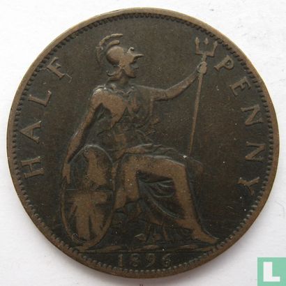 United Kingdom ½ penny 1896 - Image 1