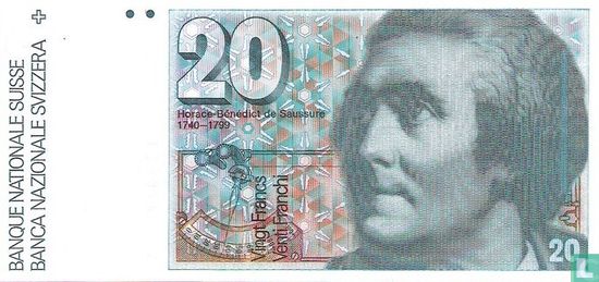 Schweiz 20 Francs - Bild 1