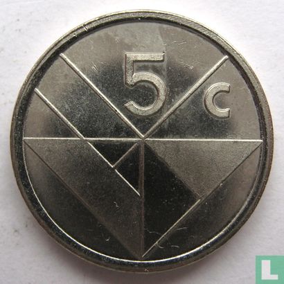 Aruba 5 cent 1986 - Image 2